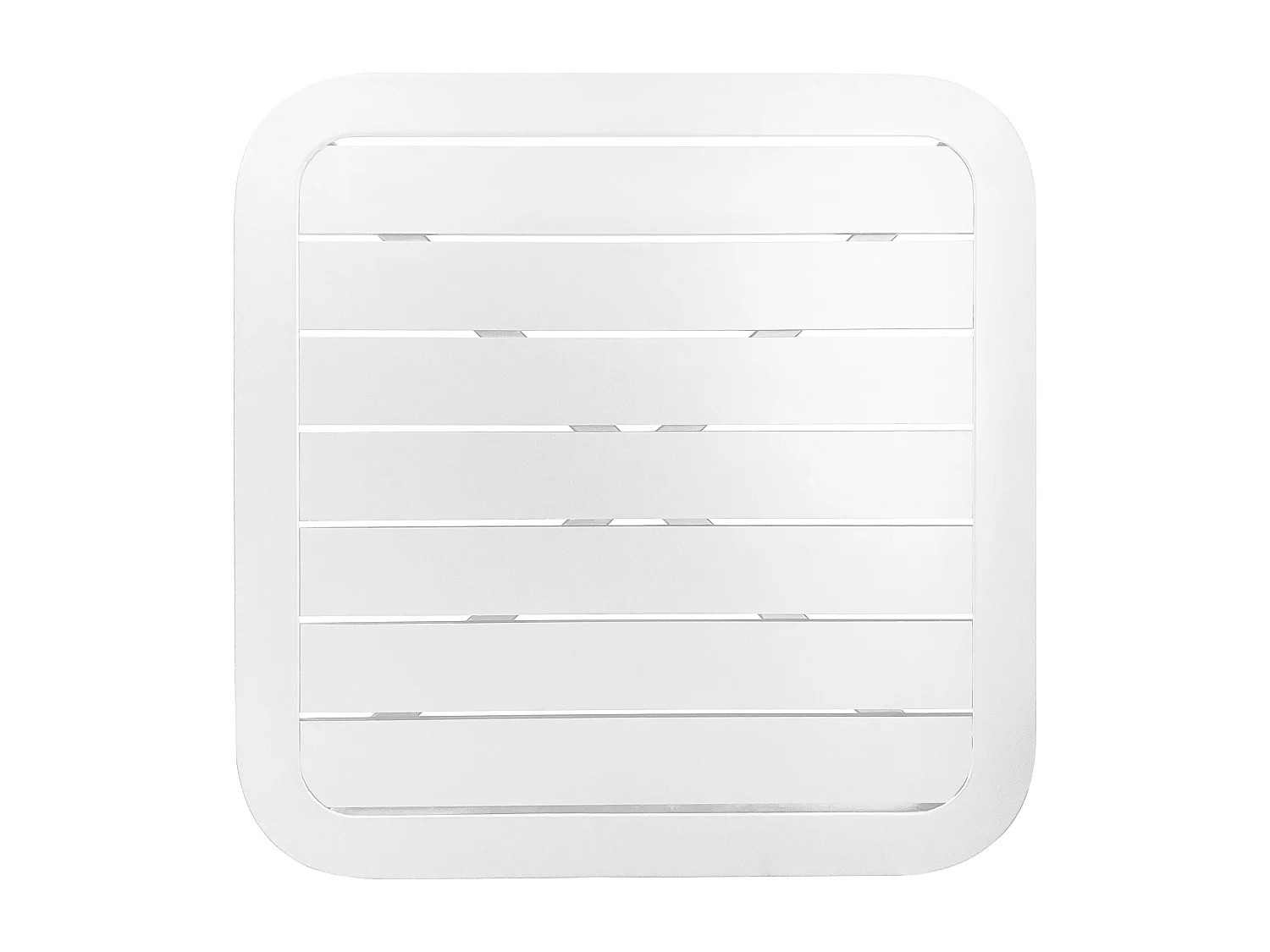 Table inclinable de terrasse 60 x 60 cm blanc