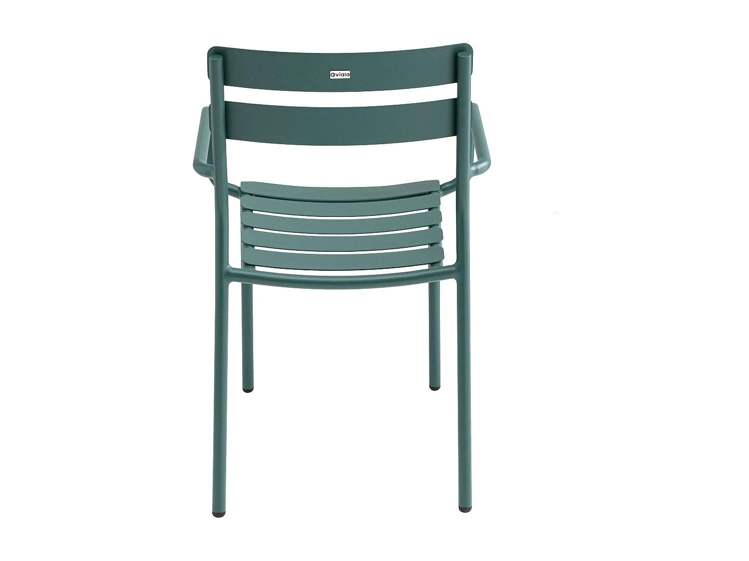 Ensemble table inclinable de terrasse 70 x 70 cm et 2 fauteuils vert