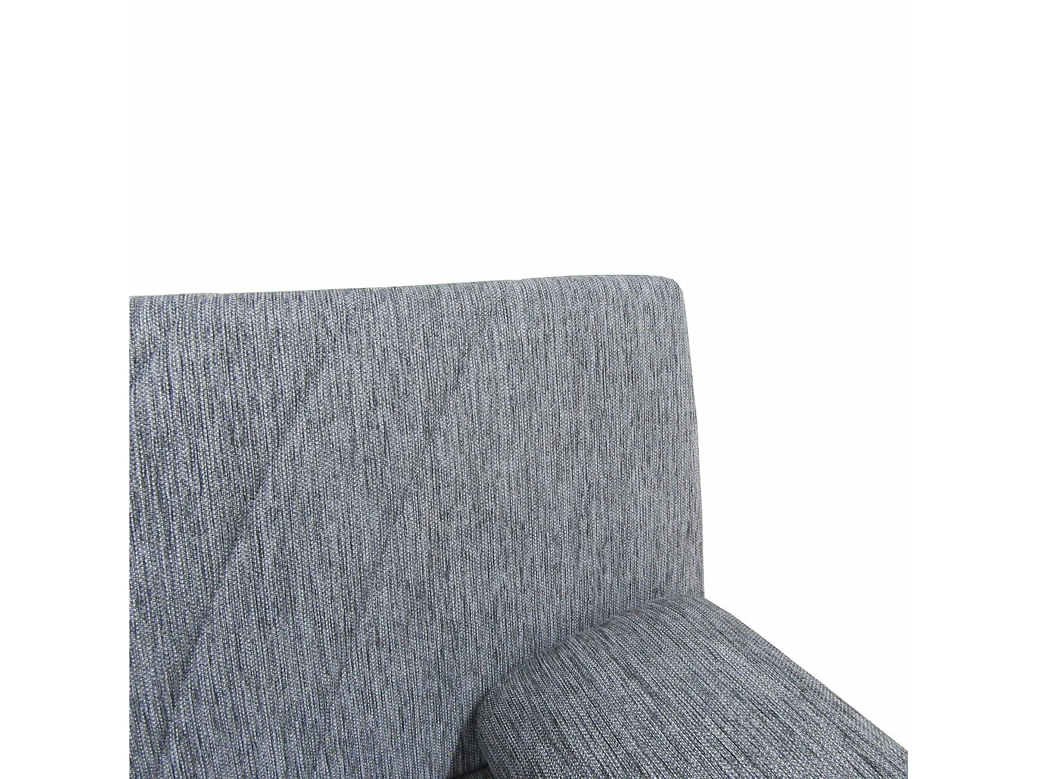 Sofá cama Ramon, sofá cama de 3 lugares com arrumação com 2 almofadas incluídas, Sofá da sala em tecido acolchoado com abertura click-clack, 181x81h88 cm, Cinza