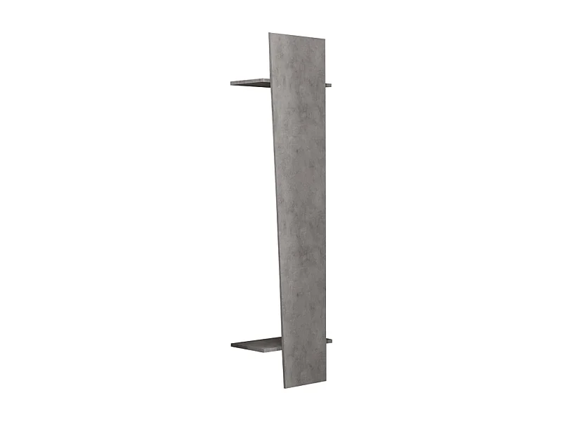 Sante entreemeubilair, Moderne multifunctionele entree, Multifunctionele locker voor inkomhal, 100% Made in Italy, 50x30h200 cm, Cement