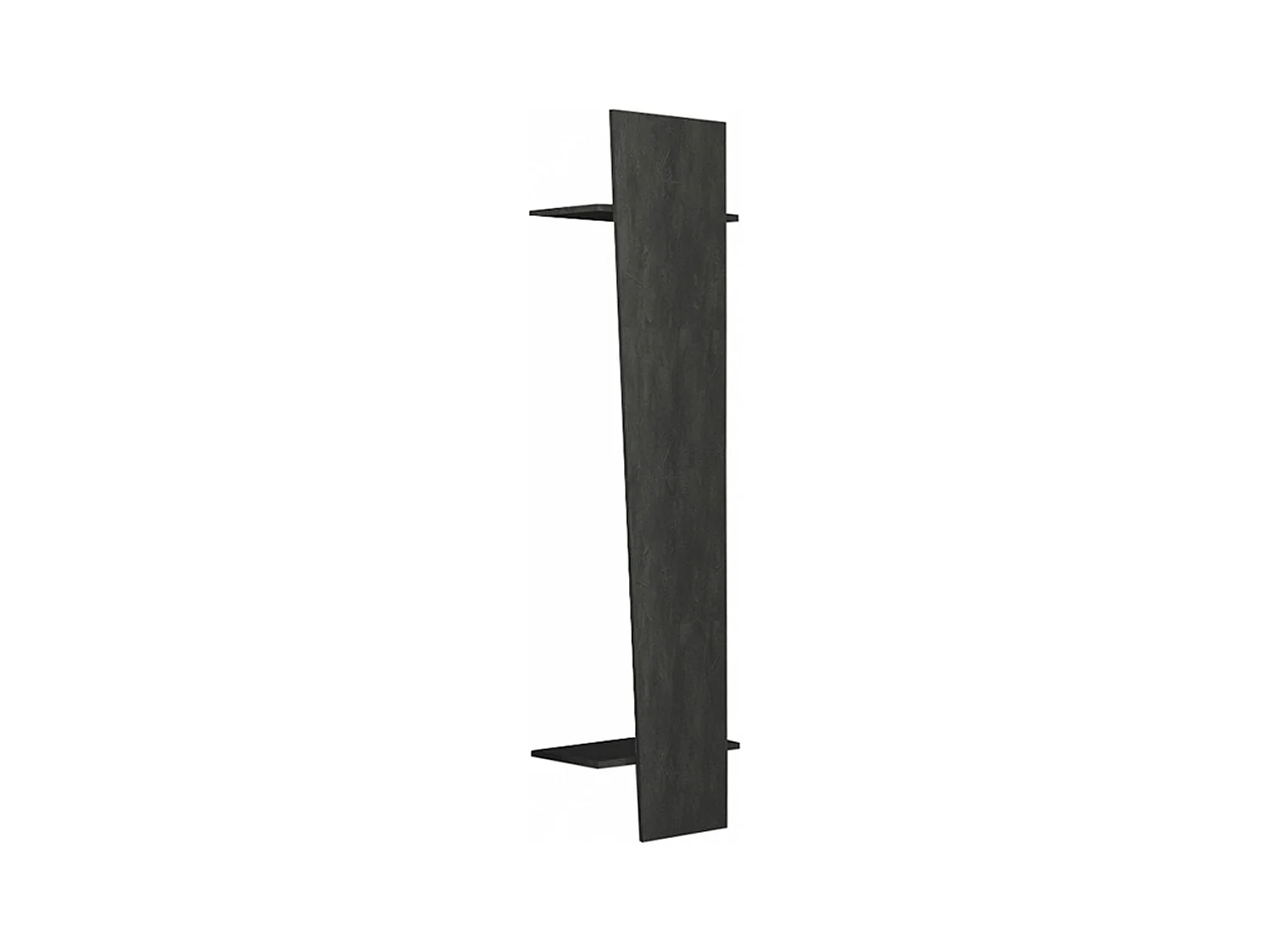 Meuble d'entrée Sante, entrée multifonction moderne, casier polyvalent pour hall d'entrée, 100% Made in Italy, 50x30h200 cm, Anthracite