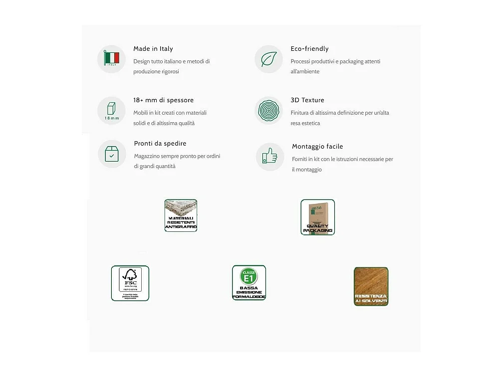 Mobilier d'entrée Narciso, Cintre avec 3 crochets, Etagère de rangement d'entrée, 100% Made in Italy, 90x29h34 cm, Blanc et Ciment