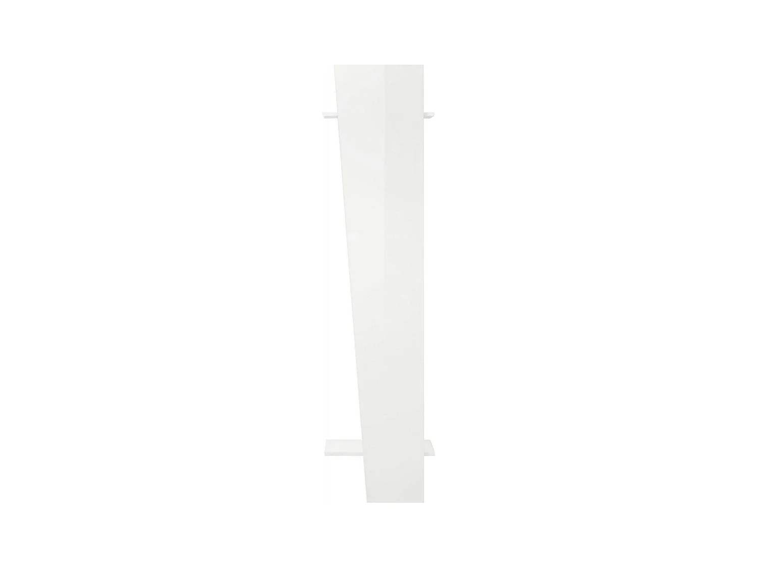Mobilier d'entrée Sante, Entrée multifonction moderne, Casier polyvalent pour hall d'entrée, 100% Made in Italy, 50x30h200 cm, Blanc brillant