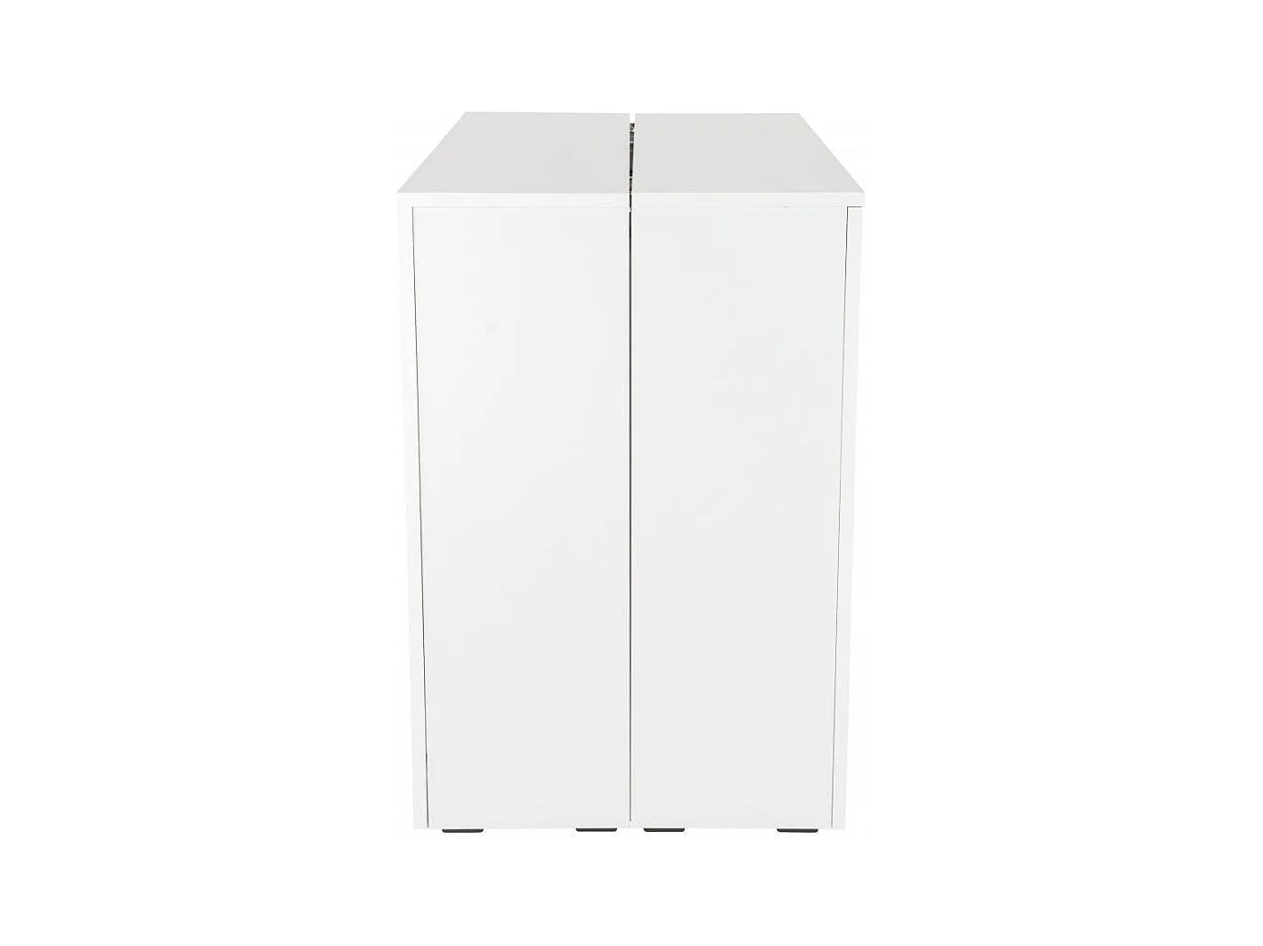Table console à rallonge Alberique, Table avec rallonges, Console polyvalente, Table à manger extensible jusqu'à 10 places, 90/237x51h78 cm, Blanc