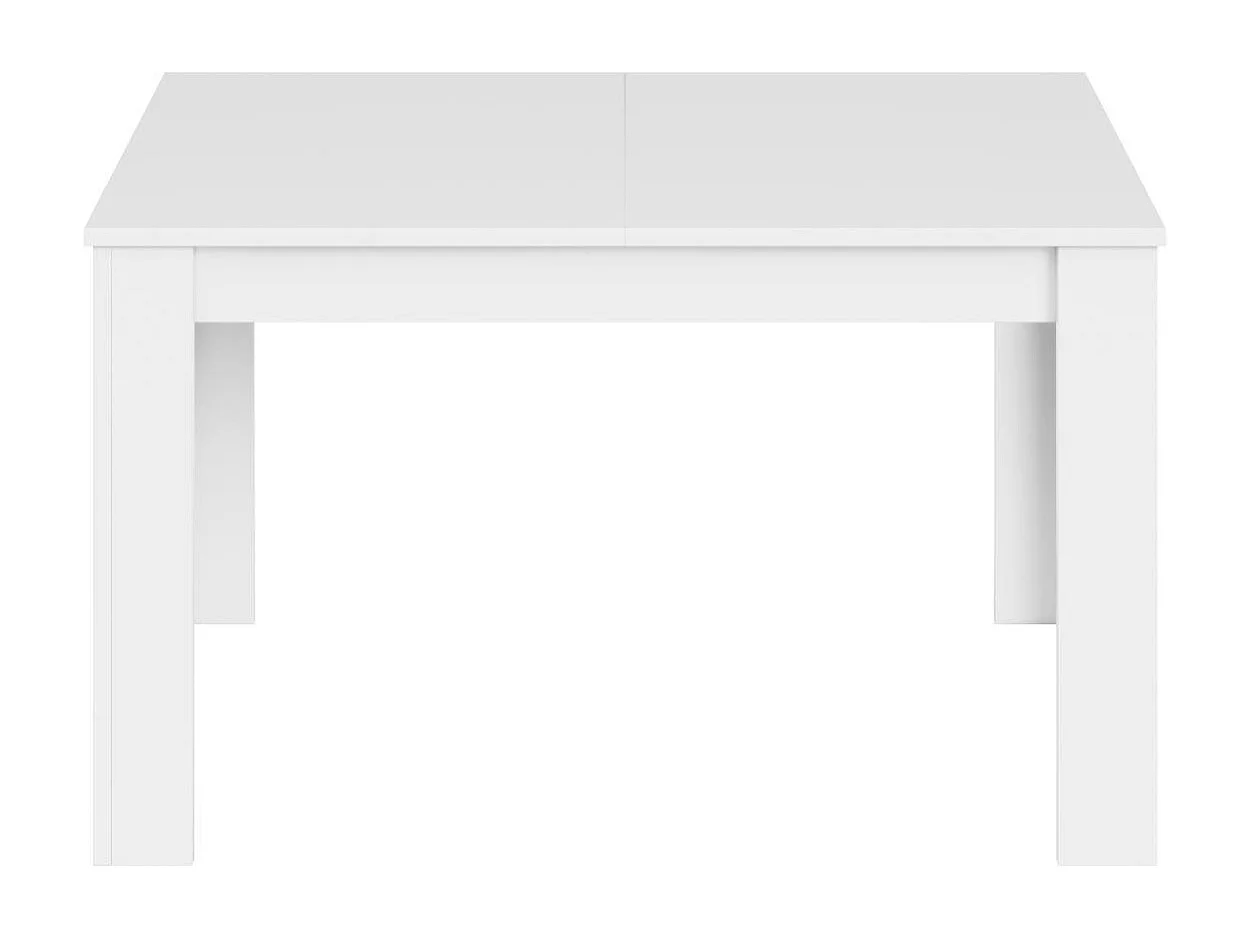Tavolo allungabile Midland, Consolle estensibile per sala da pranzo, Tavolo apribile da cucina con prolunga, 140/190x90h78 cm, Bianco