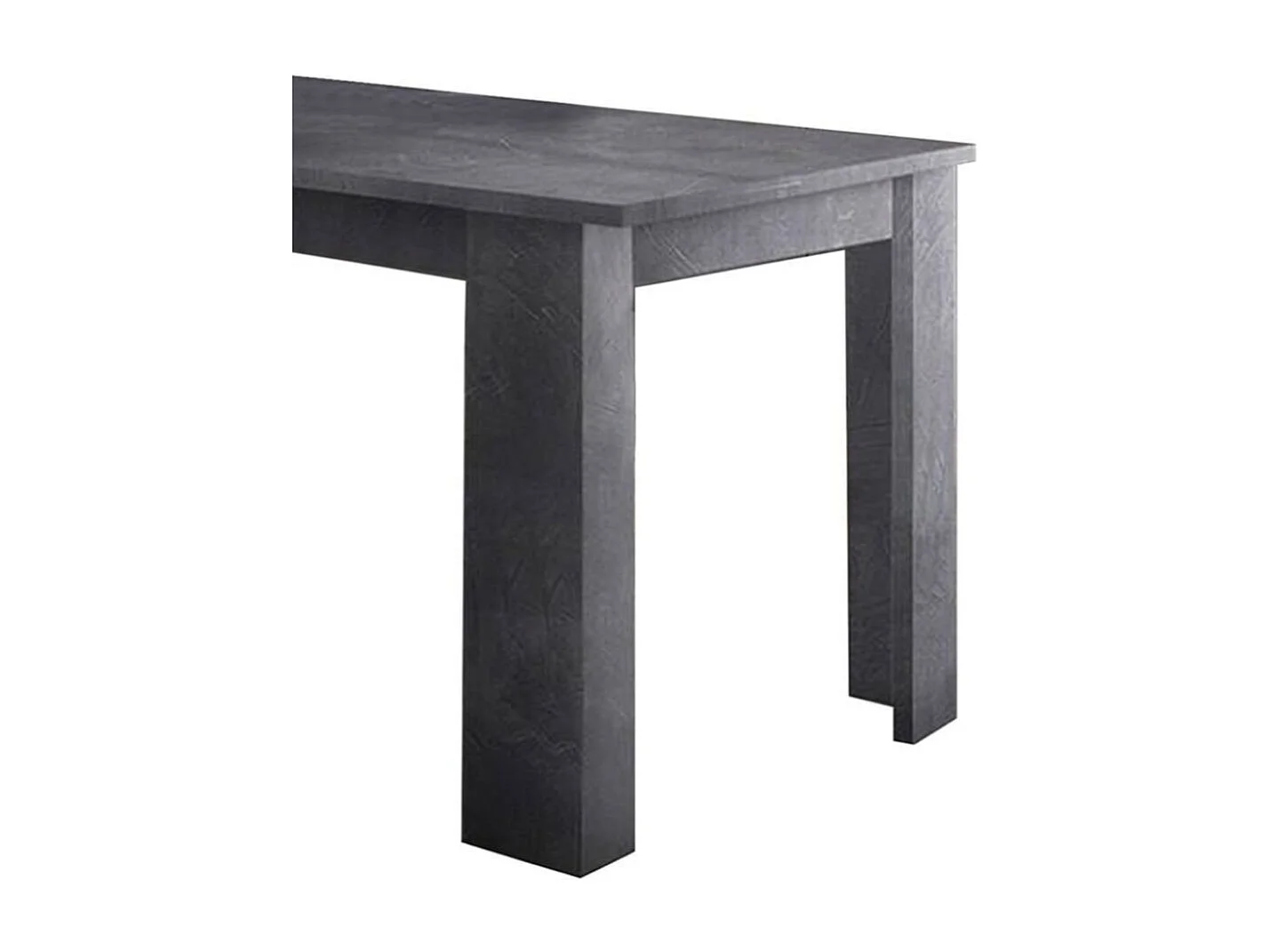 Ausziehbarer Tisch Natan, Ausziehbare Konsole für bis zu 12 Sitzplätze, Ausziehbare Konsole 100 % Made in Italy, 160/210 x 90 x 75 cm, Schiefer