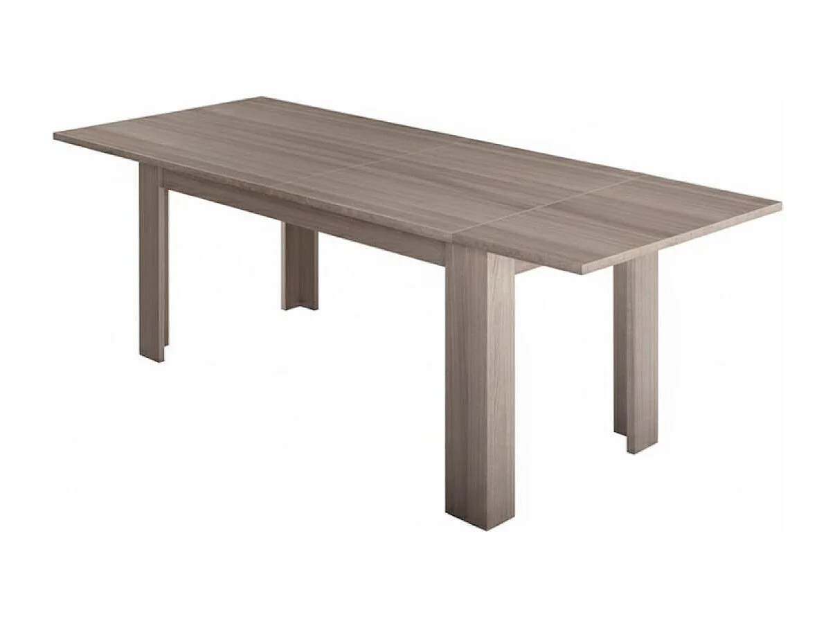 Ausziehbarer Tisch Natan, ausziehbare Konsole für bis zu 12 Sitzplätze, ausziehbare Konsole 100 % Made in Italy, 160/210 x 90 x 75 cm, Ulme Perlmutt