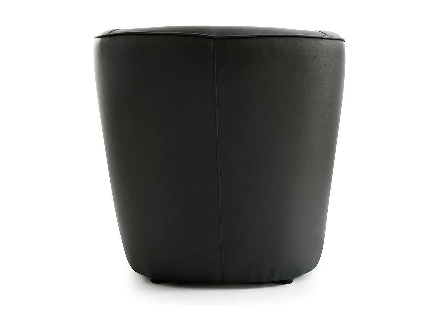 Fauteuil Annaluna, Fauteuil de salon, 100% Made in Italy, Fauteuil relaxant en éco-cuir, 70x60h74 cm, Noir