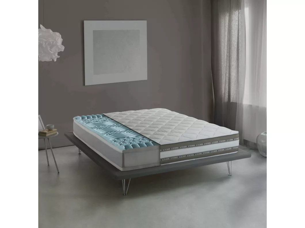 Kauf Unique Odessa Einzelmatratze, herausnehmbare Matratze aus Memory-Schaum und Waterfoam-Gel, 100 % Made in Italy, milbenhemmend und hypoallergen, 90 x 200 x 27 cm