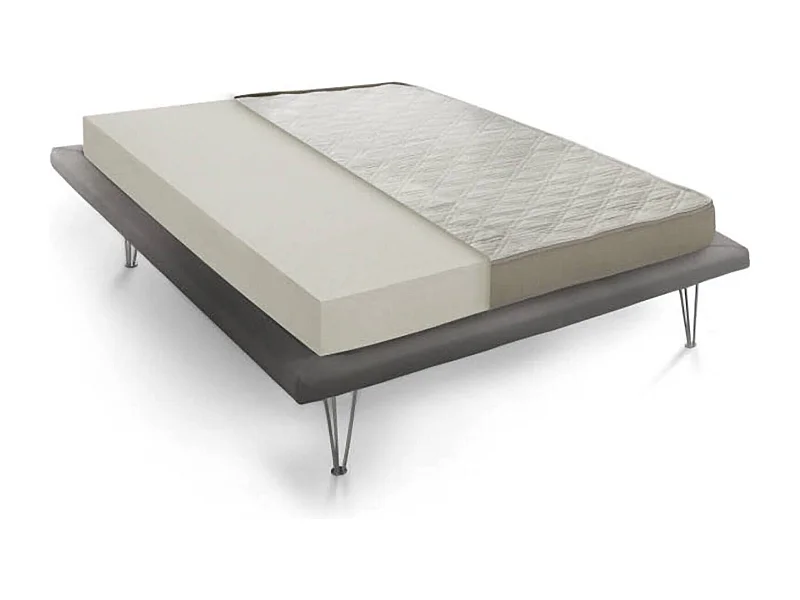 Daria dubbele matras, Waterschuimmatras, 100% Made in Italy, Anti-mijt en hypoallergeen, 120x190h14 cm