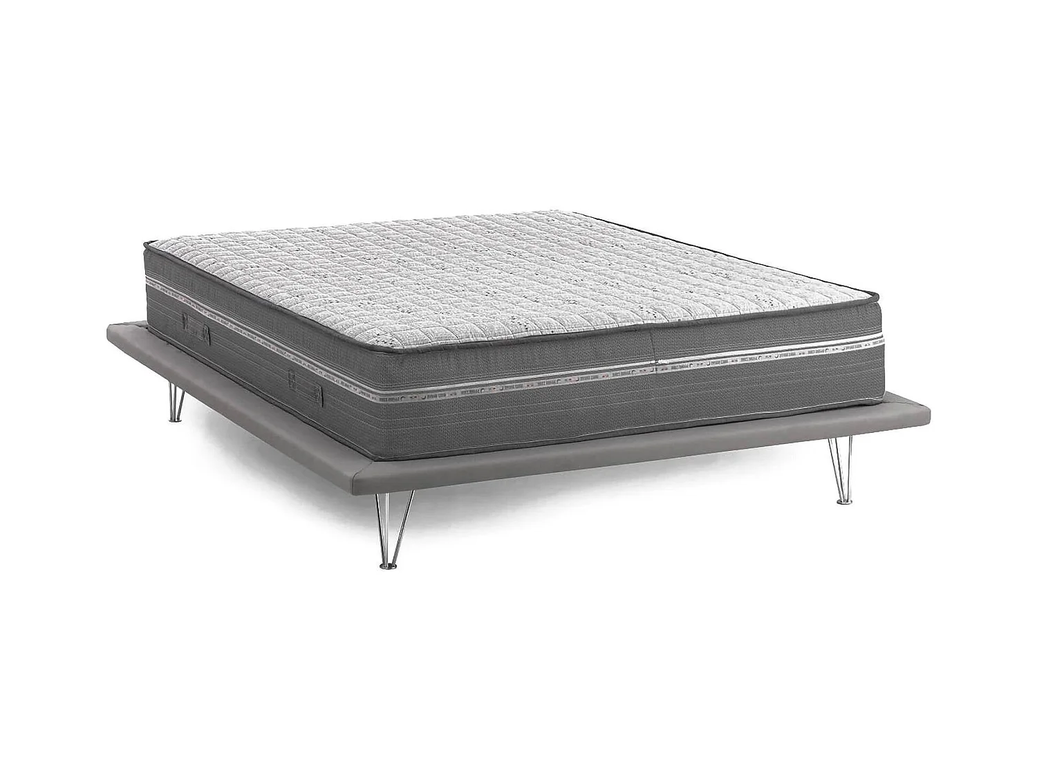 Matelas double Oriana, matelas en mousse à mémoire de forme et microressorts ensachés, 100% Made in Italy, anti-acariens et hypoallergénique, 120x190h32 cm