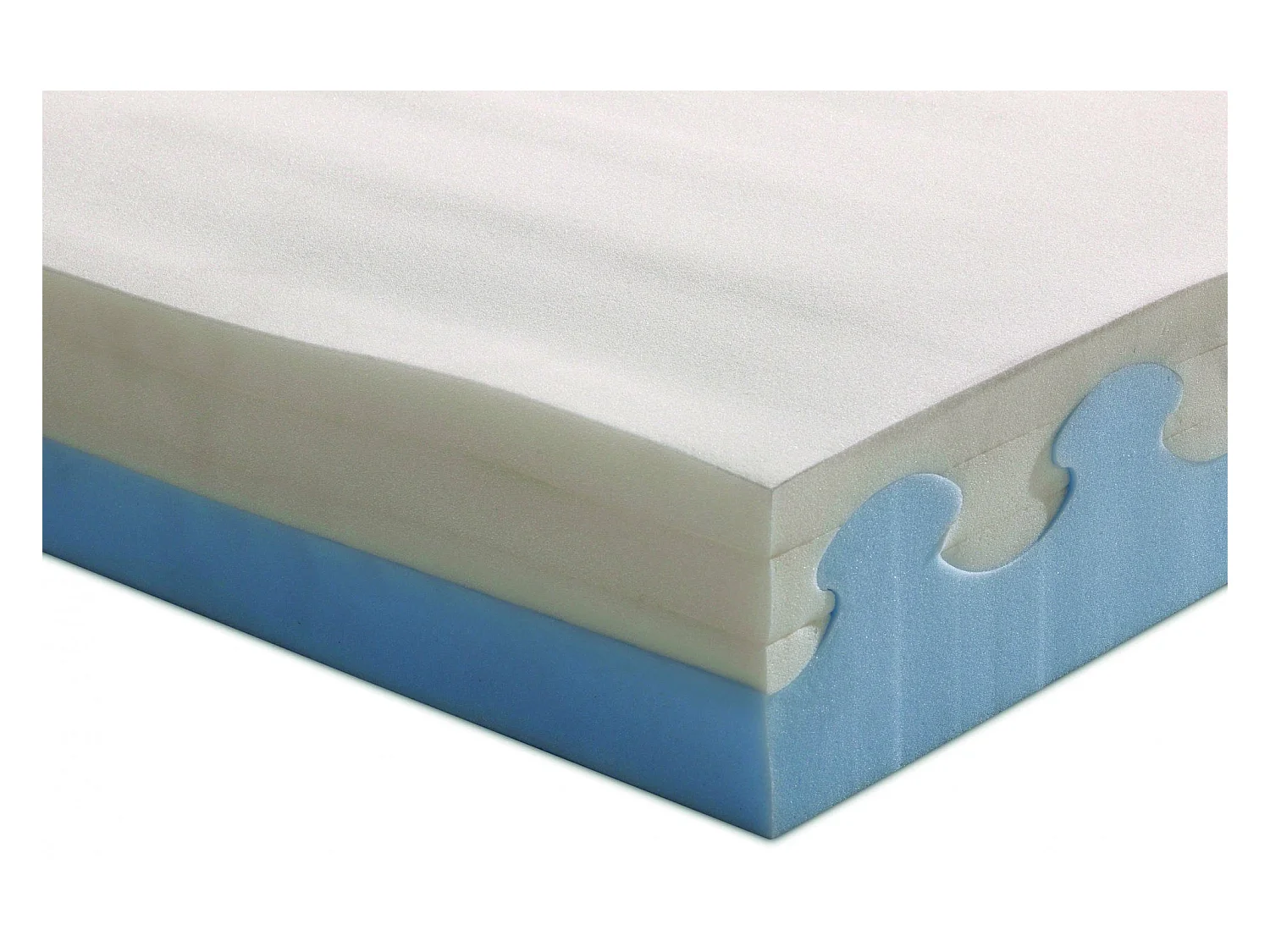 Materasso matrimoniale Silvana, Materasso in Memory foam e Waterfoam, 100% Made in Italy, Anti acaro e Anallergico, Cm 160x190h 22