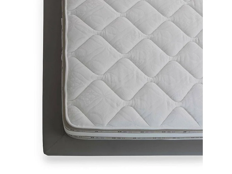 Colchão duplo Ines, colchão Memory Foam e Gel com 9 zonas diferenciadas, 100% Fabricado na Itália, Antiácaro e Hipoalergênico, 120x190h27 cm