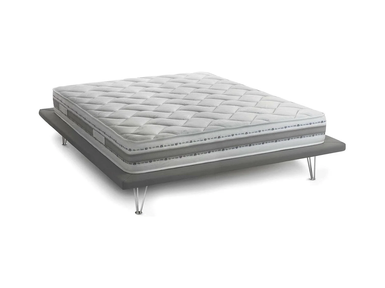 Matelas simple Sophie, matelas déhoussable en mousse à mémoire de forme et Waterfoam, 100% Made in Italy, anti-acariens et hypoallergénique, 80x190h21 cm
