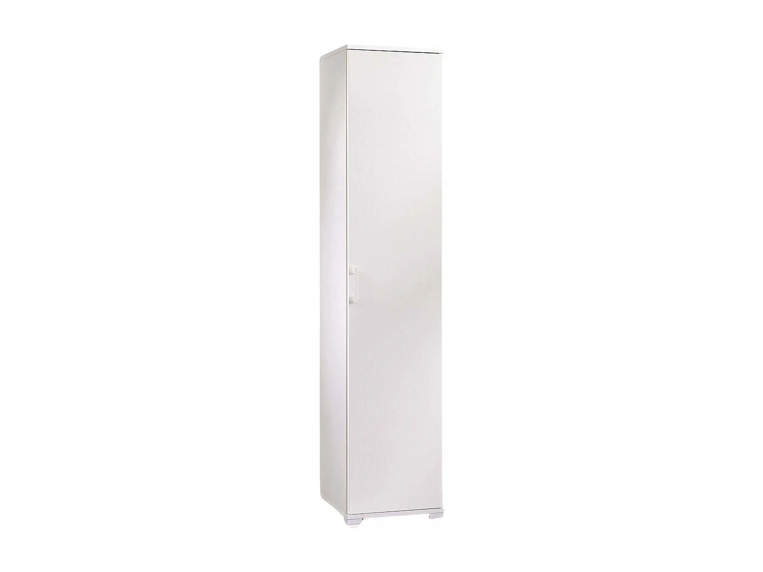 Dmora Allzweckschrank 1 Tür Weiß 45x195 cm 4 Regale