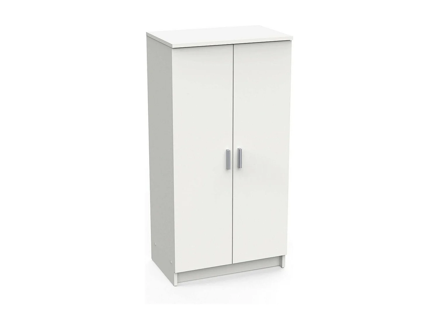 Meuble à chaussures Alcudia, Étagère à chaussures peu encombrante, Étagère à chaussures d'entrée, Armoire polyvalente avec 5 étagères, 55x36h108 cm, Blanc