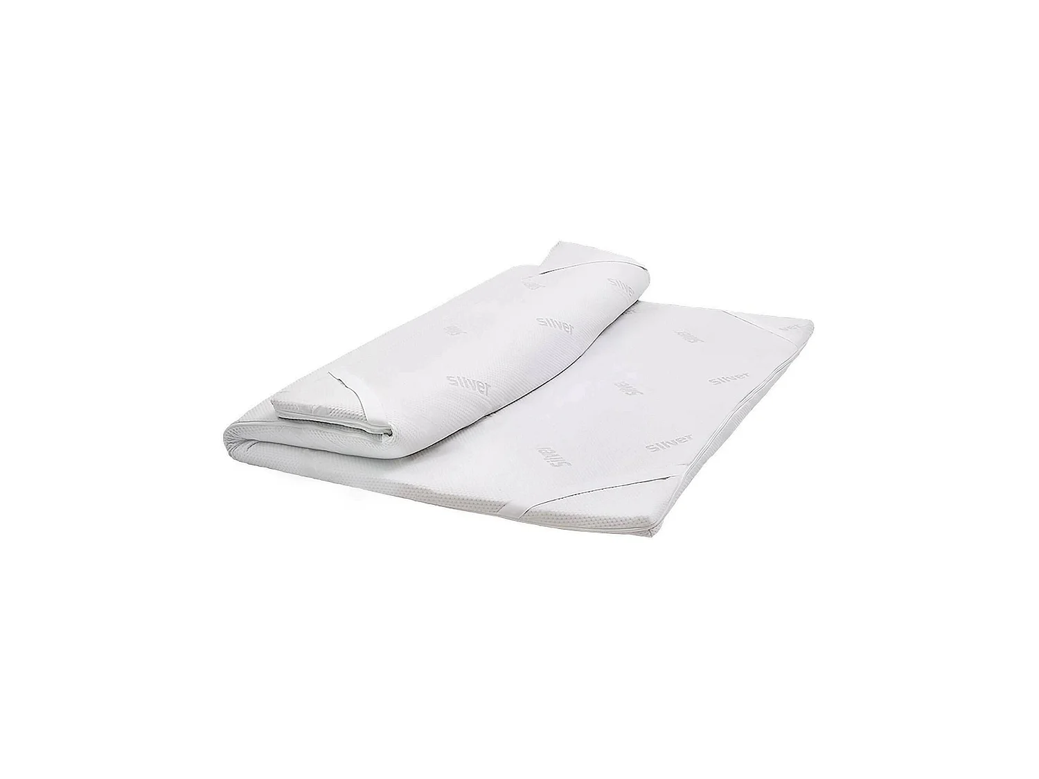 Topper único Regolo, Sobre colchão para melhorar a potura, Topper de epuma vicoelática, Topper hipoalergênico e repirável, 100% Fabricado na Itália, 90x190xh5 cm