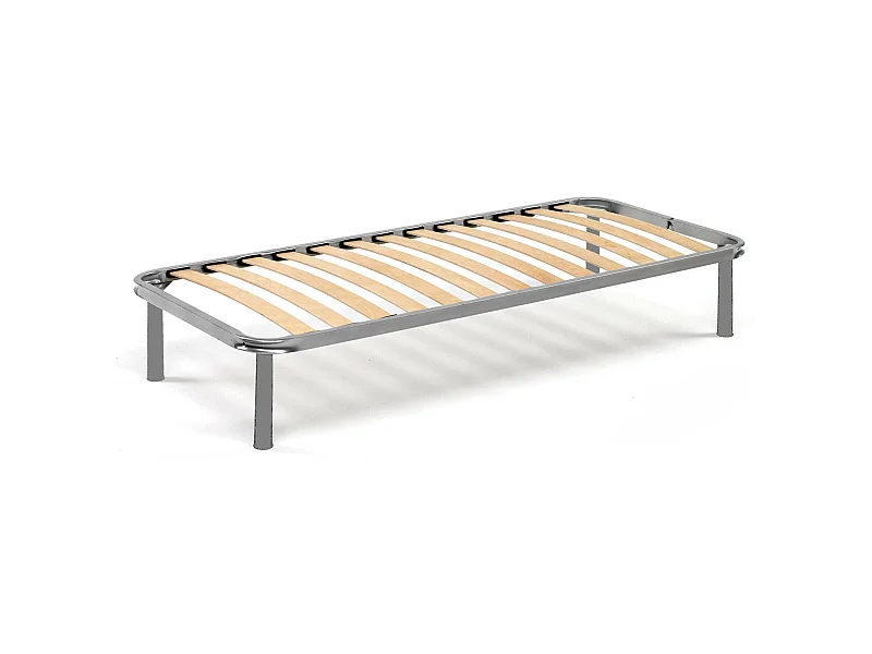 Sommier simple Manila, Sommier orthopédique en contreplaqué de bouleau avec 13 lattes, 100% Made in Italy, 80x190h 34 cm