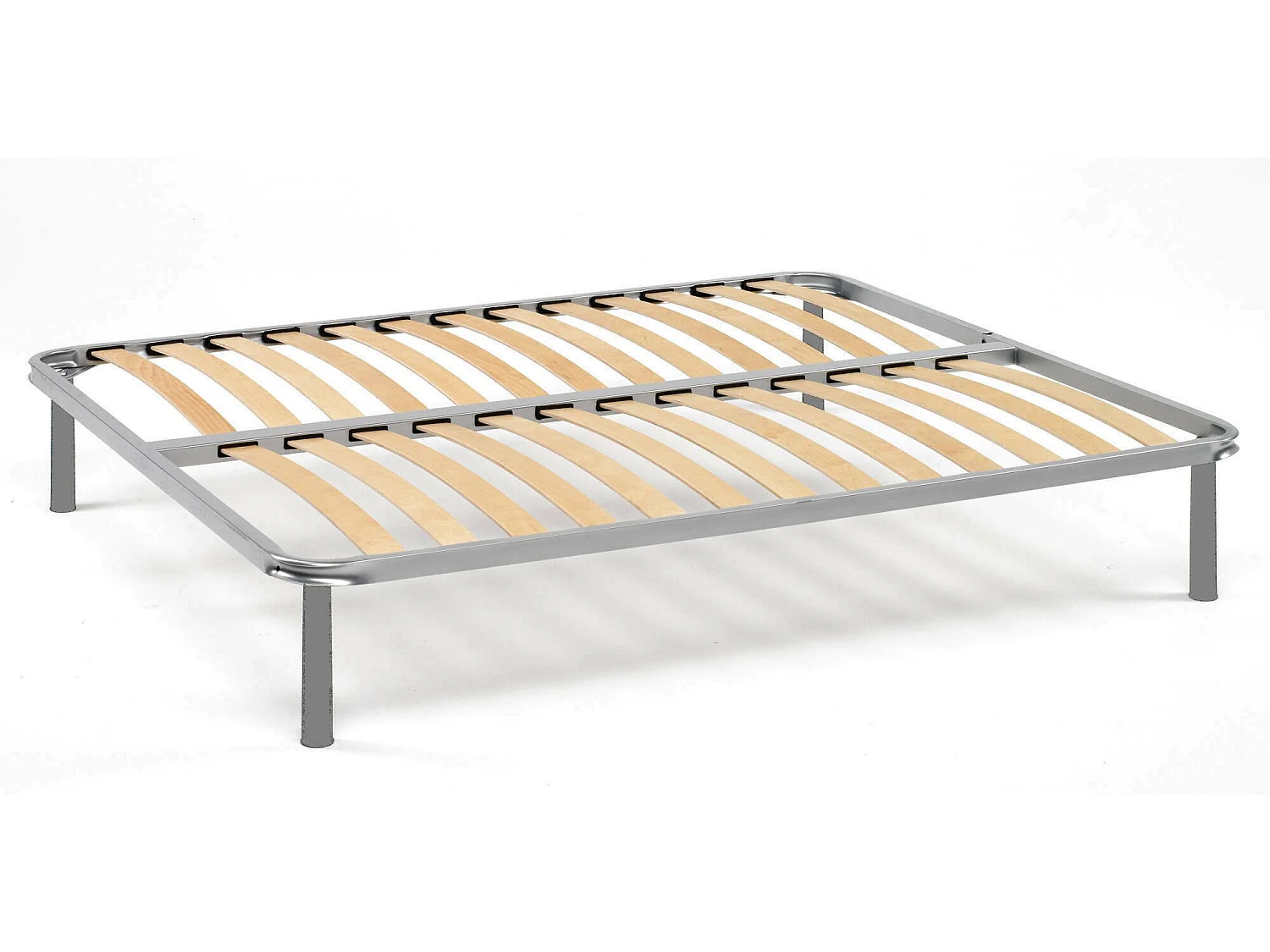 Somier doble Marella, Somier ortopédico de contrachapado de abedul con 14 láminas, 100% Made in Italy, 140x200h 34 cm