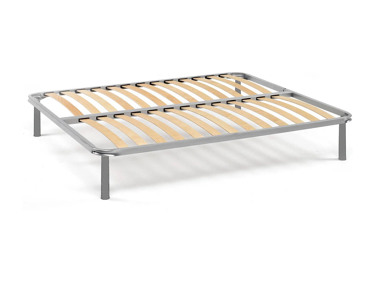 Sommier double Ambrosia, sommier orthopédique en contreplaqué de bouleau avec 13 lattes, 100% Made in Italy, 120x200h34 cm