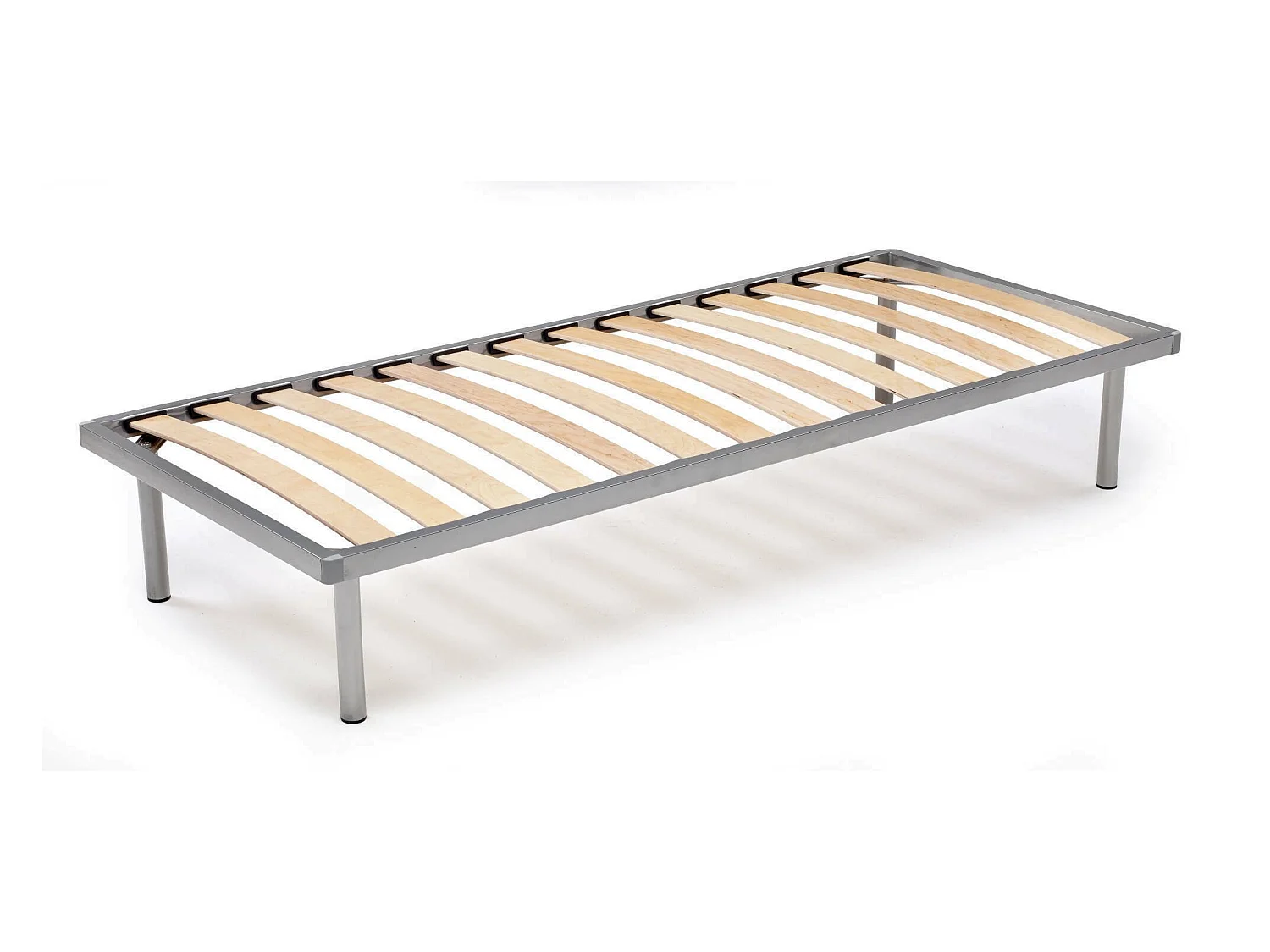 Mareta eenpersoonsbedbodem, orthopedische basis van berkenmultiplex met 14 latten, 100% Made in Italy, 80x200h 34 cm