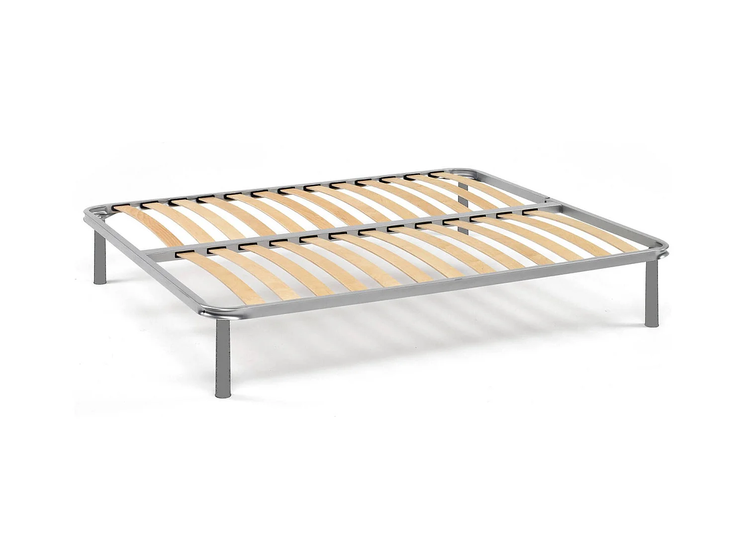 Sommier double Amelie, sommier orthopédique en contreplaqué de bouleau avec 14 lattes, 100% Made in Italy, 120x200h 34 cm