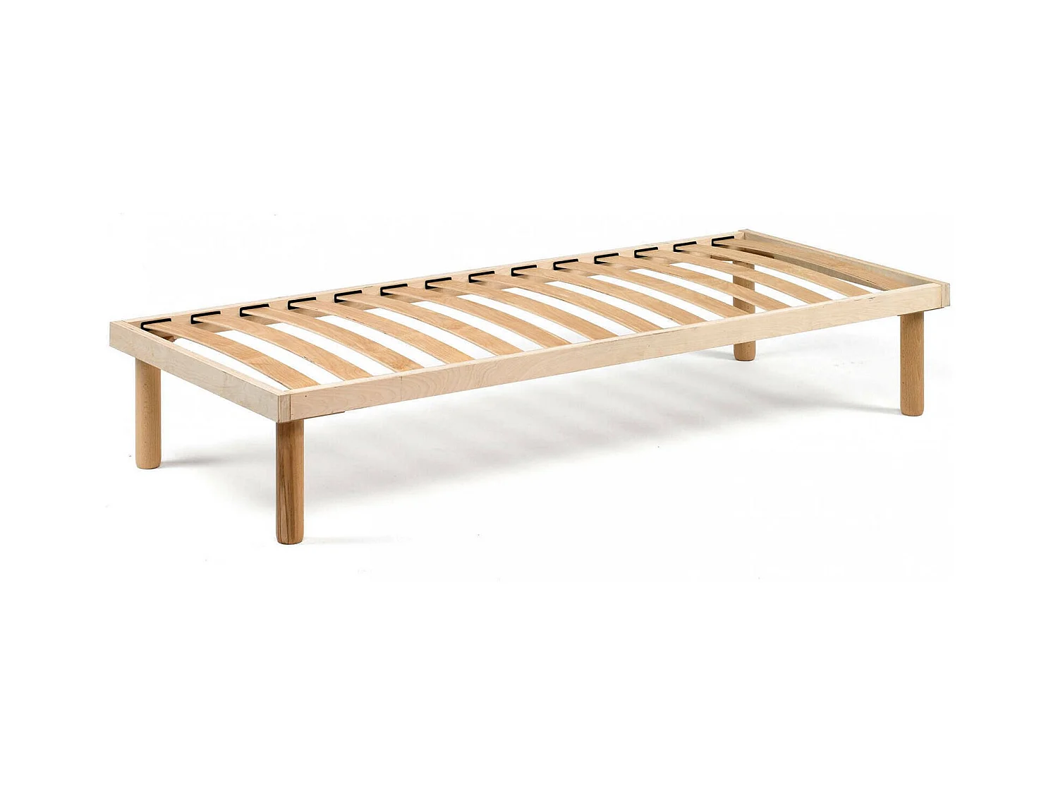 Sommier double Mariacarla, Sommier orthopédique à lattes en bois, 100% Made in Italy, 160x190h 31 cm