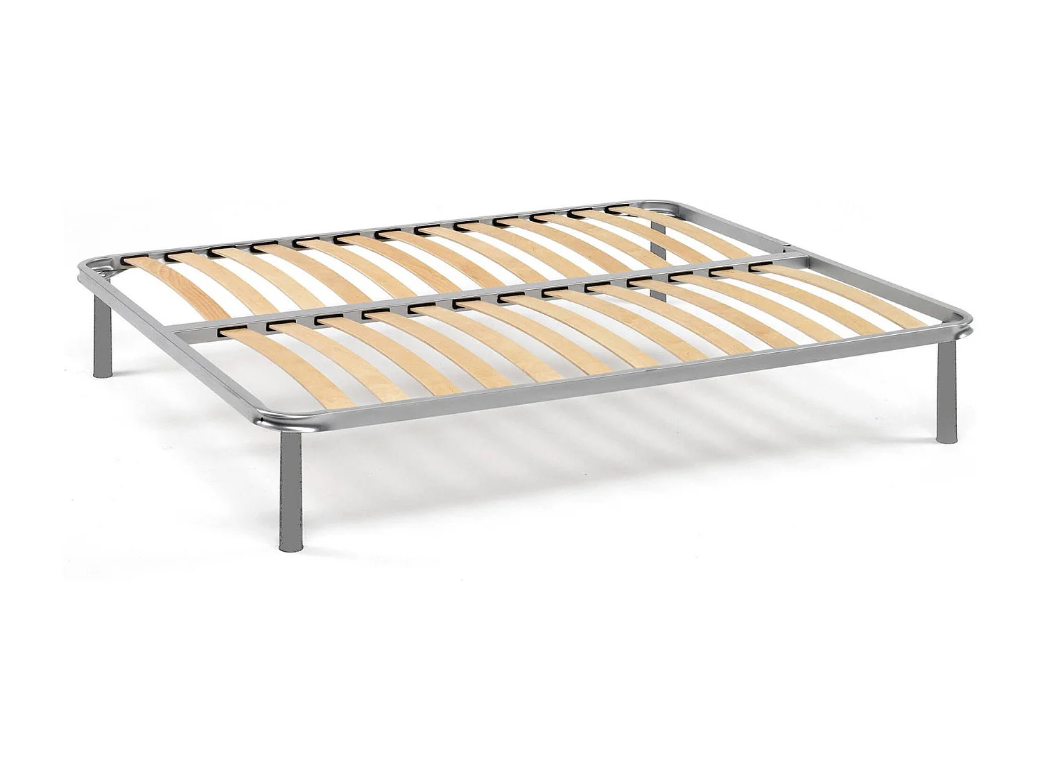 Sommier double Marella, Sommier orthopédique en contreplaqué de bouleau avec 14 lattes, 100% Made in Italy, 180x200h 34 cm