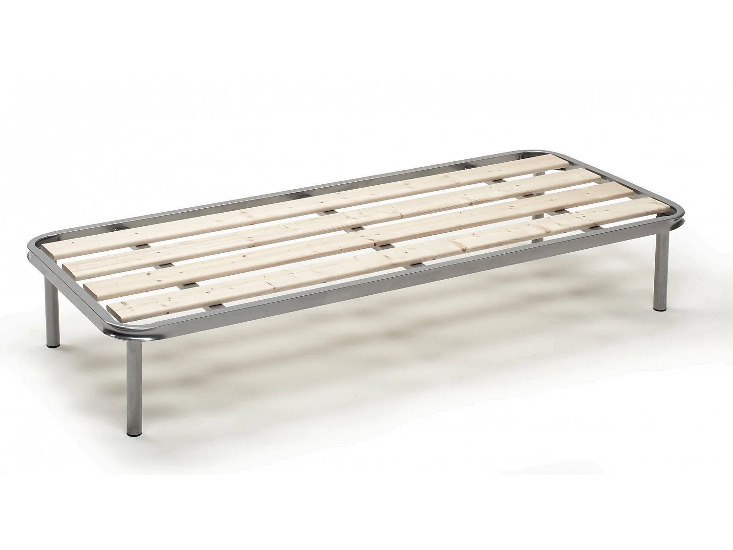 Mariaelena eenpersoonsbedbodem, Orthopedische basis met geschaafde latten, 100% Made in Italy, 80x190h 31 cm