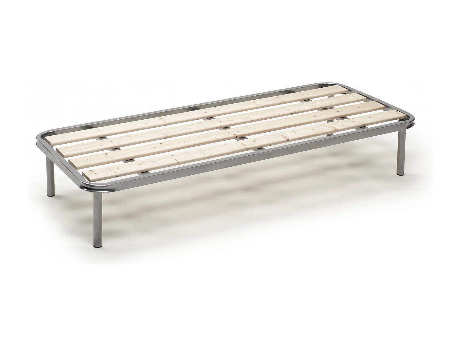 Sommier simple Mariaelena, Sommier orthopédique à lattes rabotées, 100% Made in Italy, 80x190h 31 cm