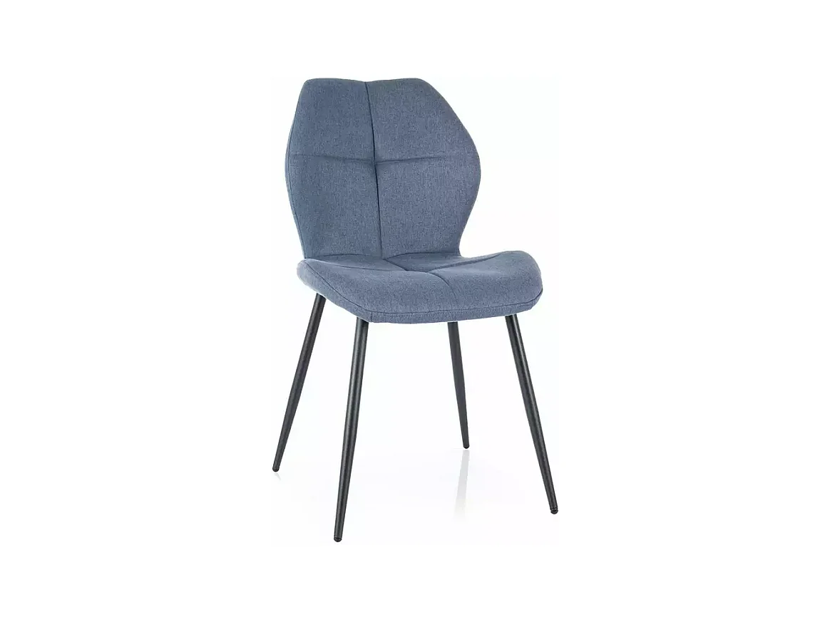 Sedia Frank/Tessuto/Blu