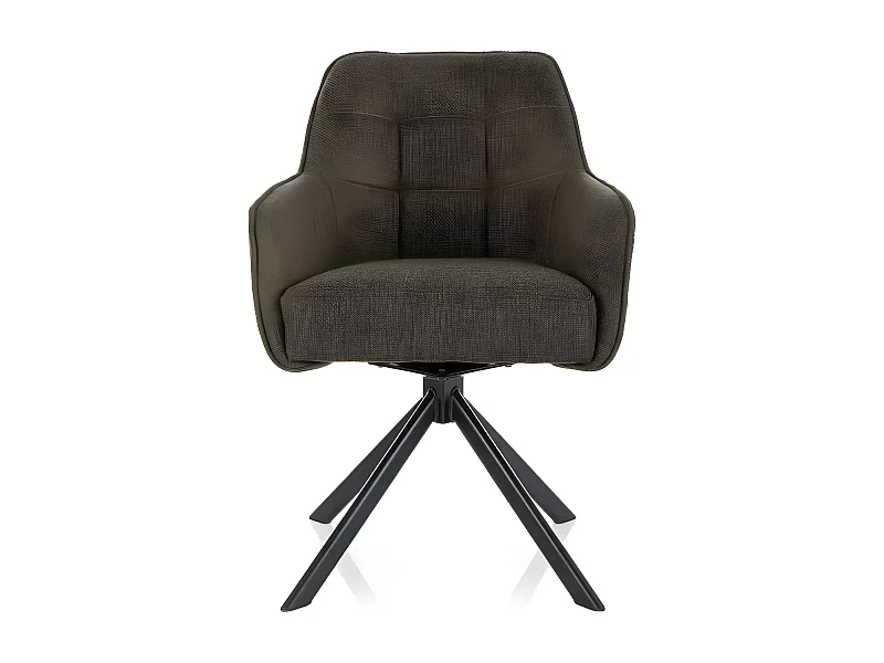 Chaise Kevin/Tissu/Gris