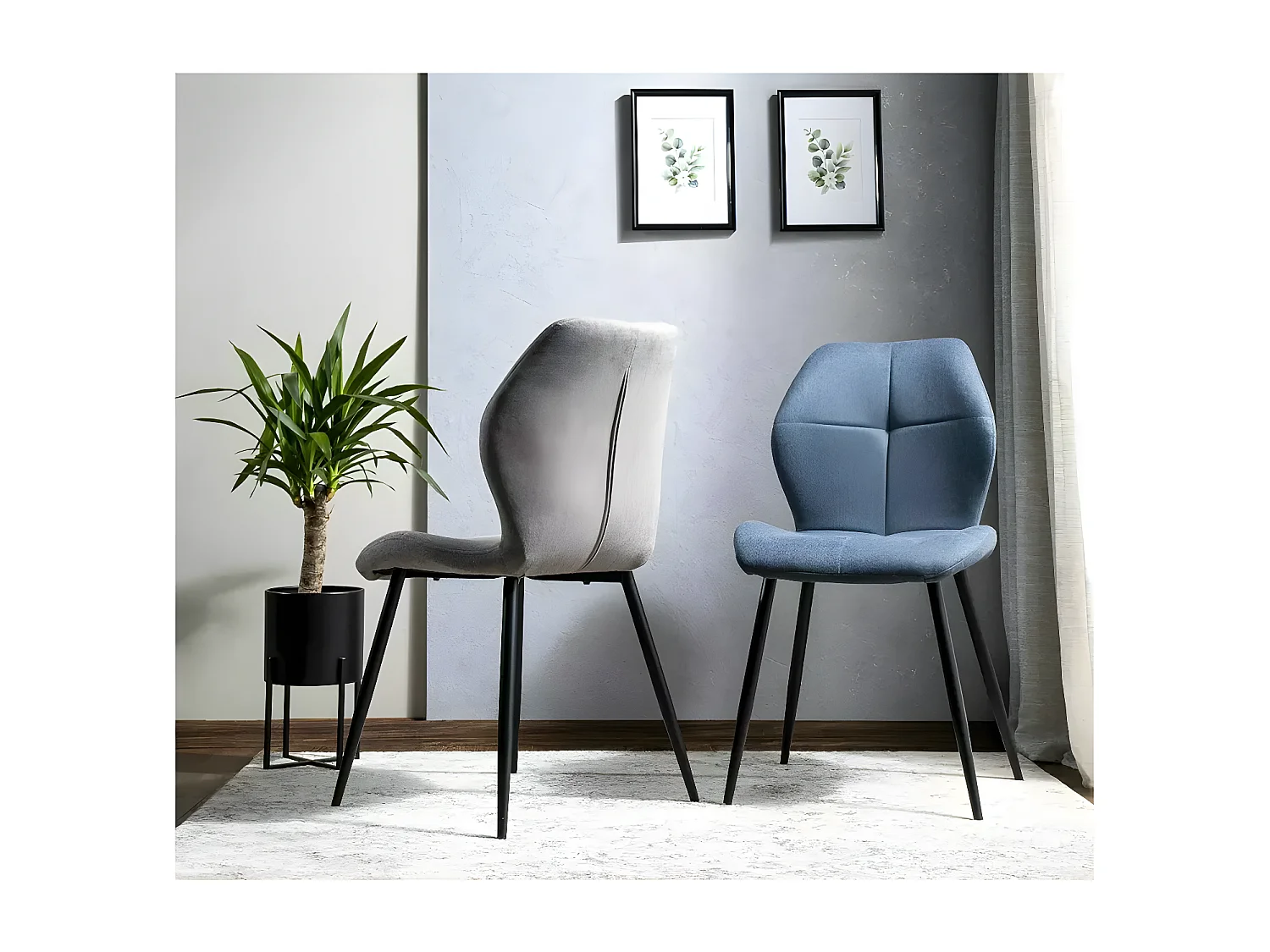 Sedia Frank/Tessuto/Beige