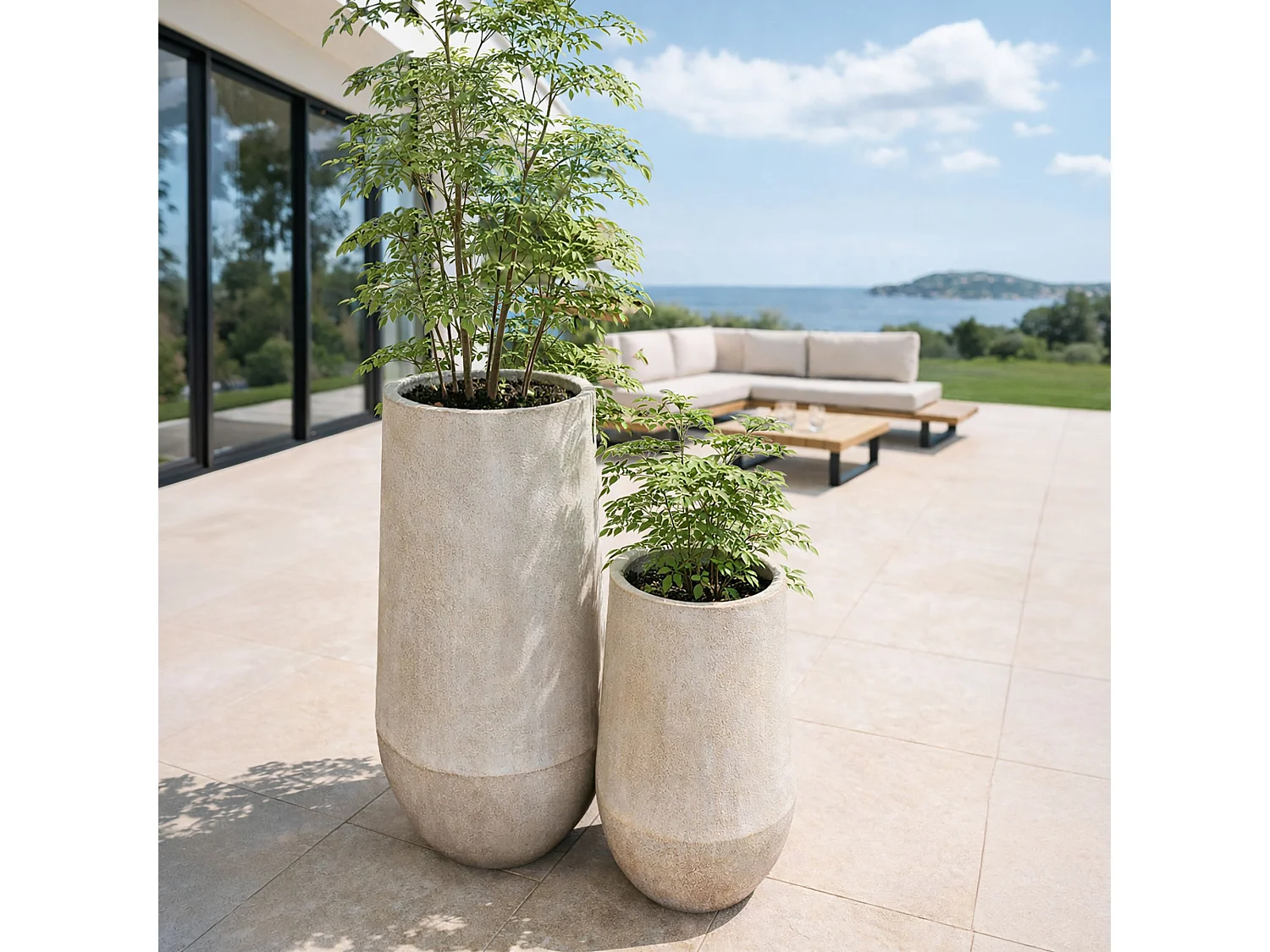 Now's Home - Set De 2 Pots En Terre D'argile