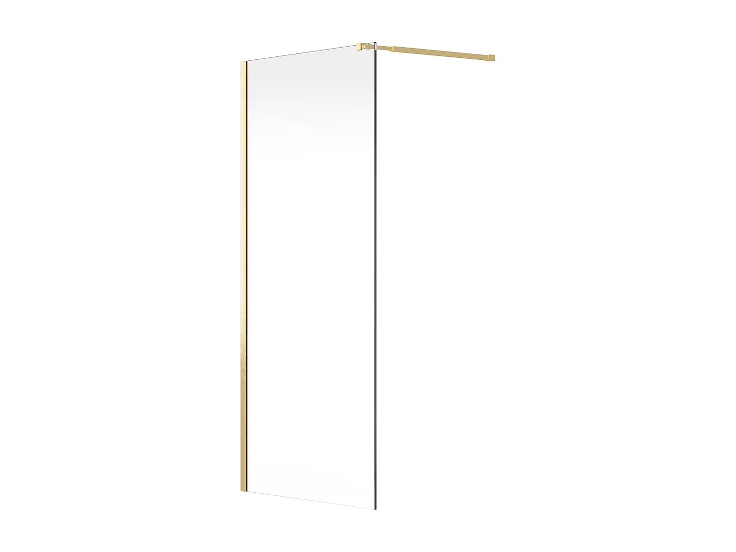 Parete doccia all'italiana - Dorato - 120x200 cm - DAREN