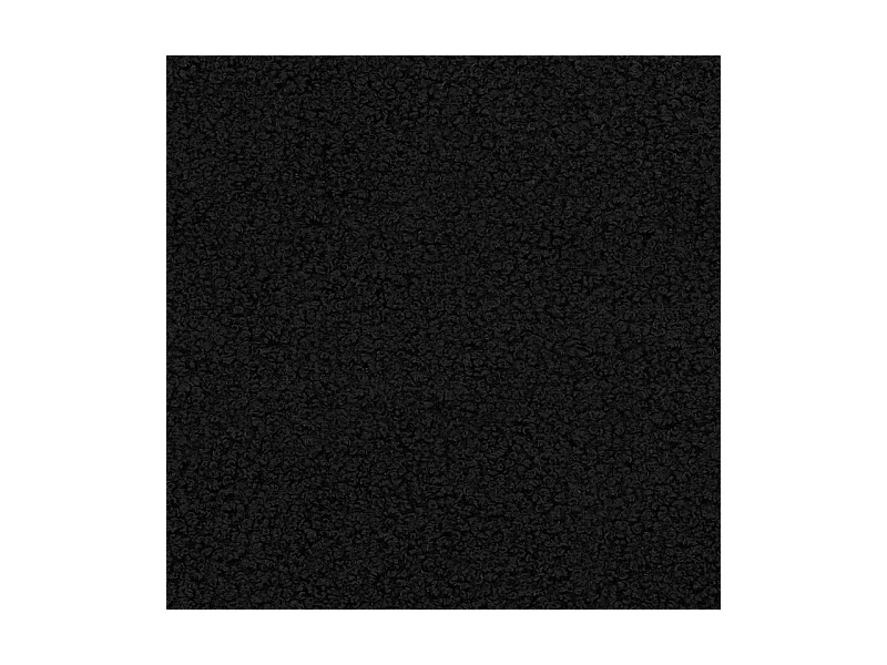 Canapé d'angle TURIN Noir en bouclé avec fonction de couchage
