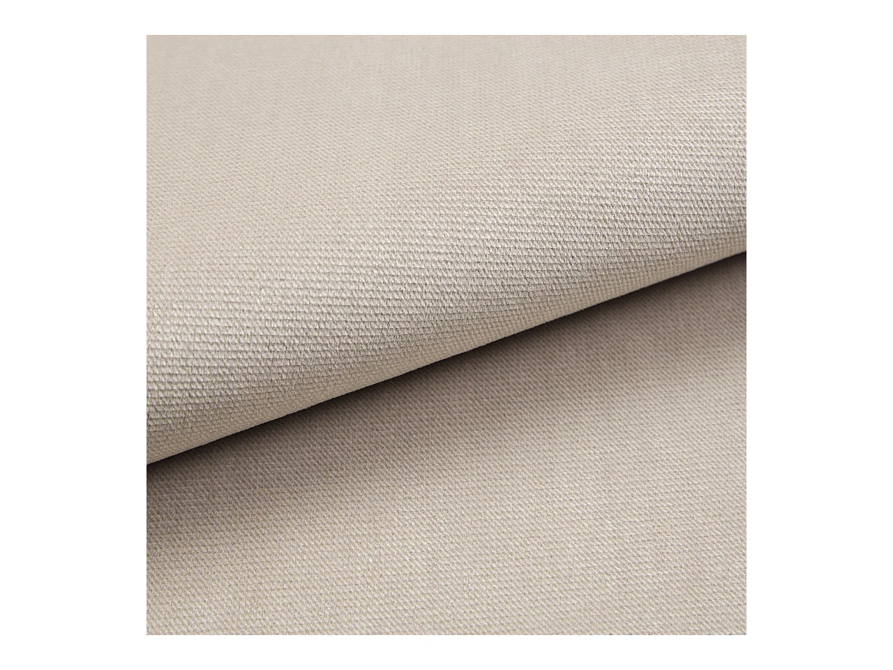Canapé d'angle CARL Beige en peluche avec fonction de couchage