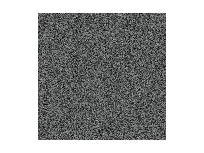 Canapé d'angle TURIN Gris en bouclé avec fonction de couchage