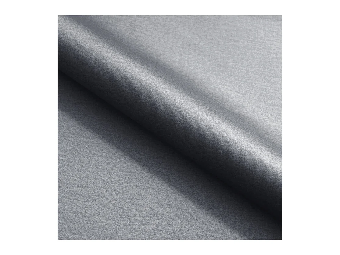 Canapé d'angle CASONE Gris en velours avec fonction de couchage