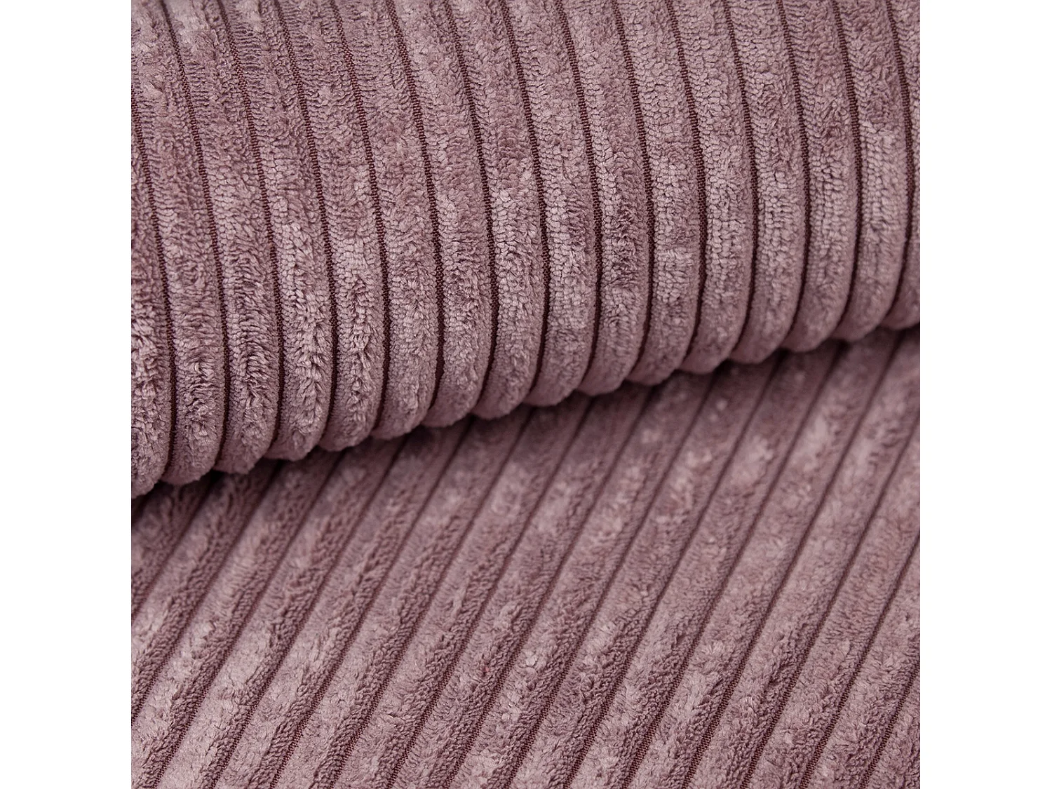 Canapé d'angle TURIN Parme en velours côtelé avec fonction de couchage