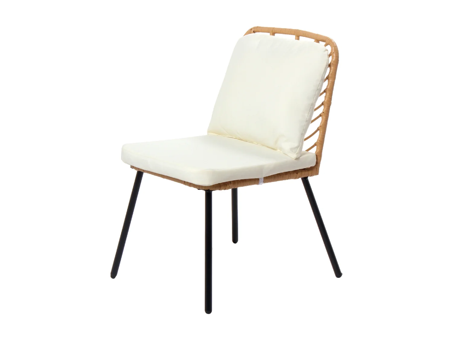 Conjunto de muebles bajos de jardín 2 sillas + 1 mesa CADIX