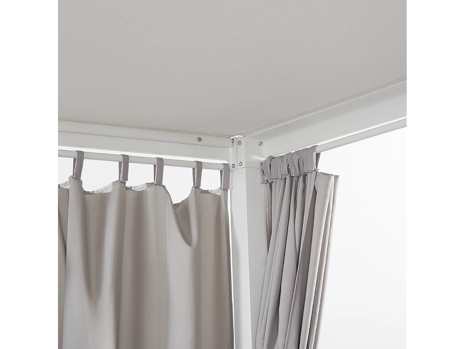 Lit de jardin 2 places gris CORDOUE