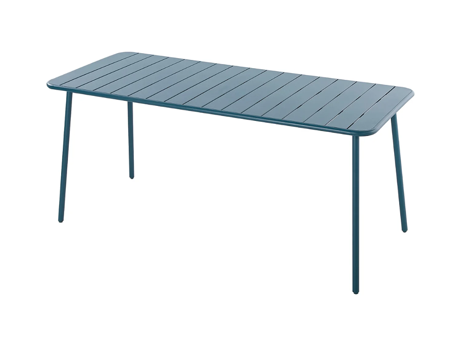 Ensemble table et chaises 6 personnes bleu BERGAME