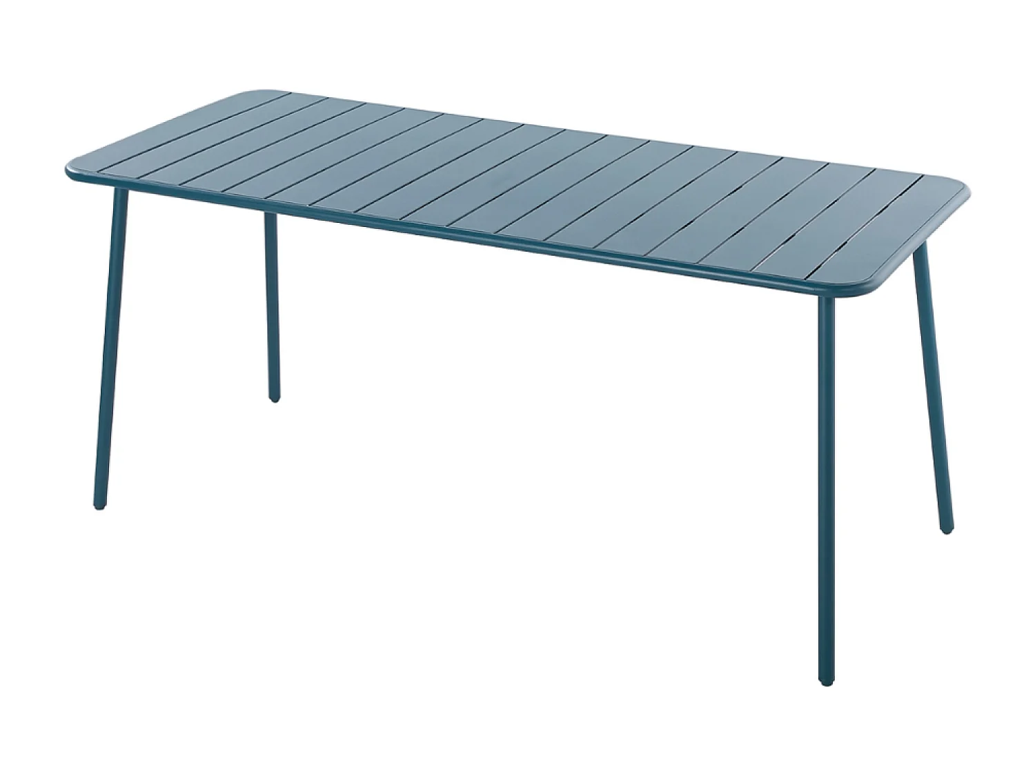 Ensemble table et chaises 6 personnes bleu BERGAME