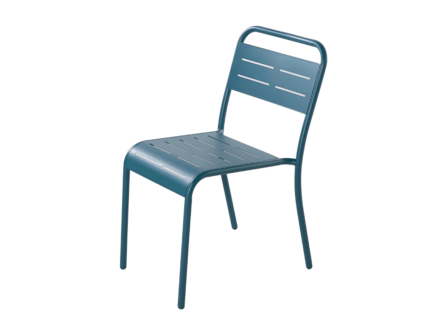 Ensemble table et chaises 6 personnes bleu BERGAME