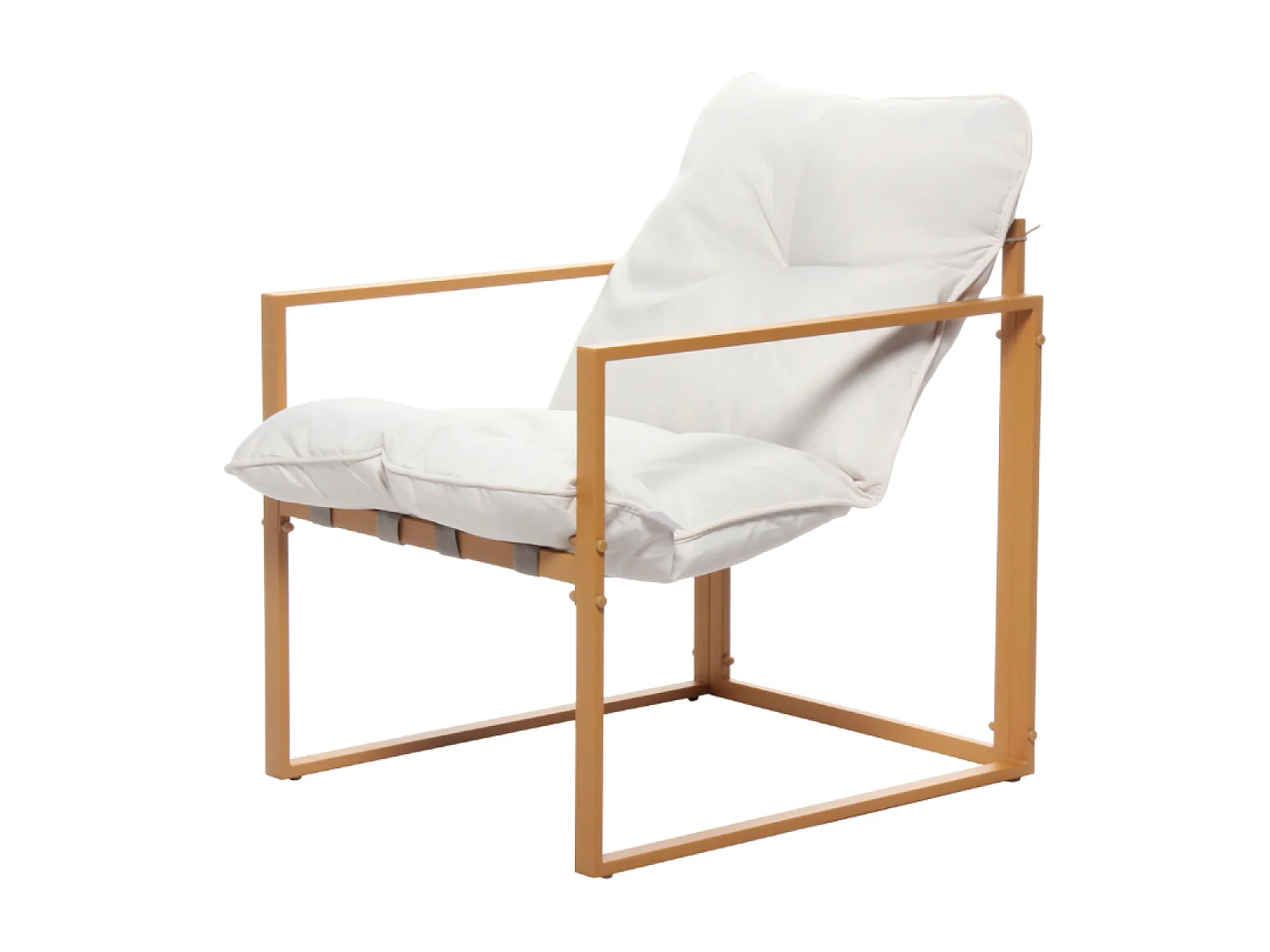 Tuinset Rabat met houteffect en beige kussens