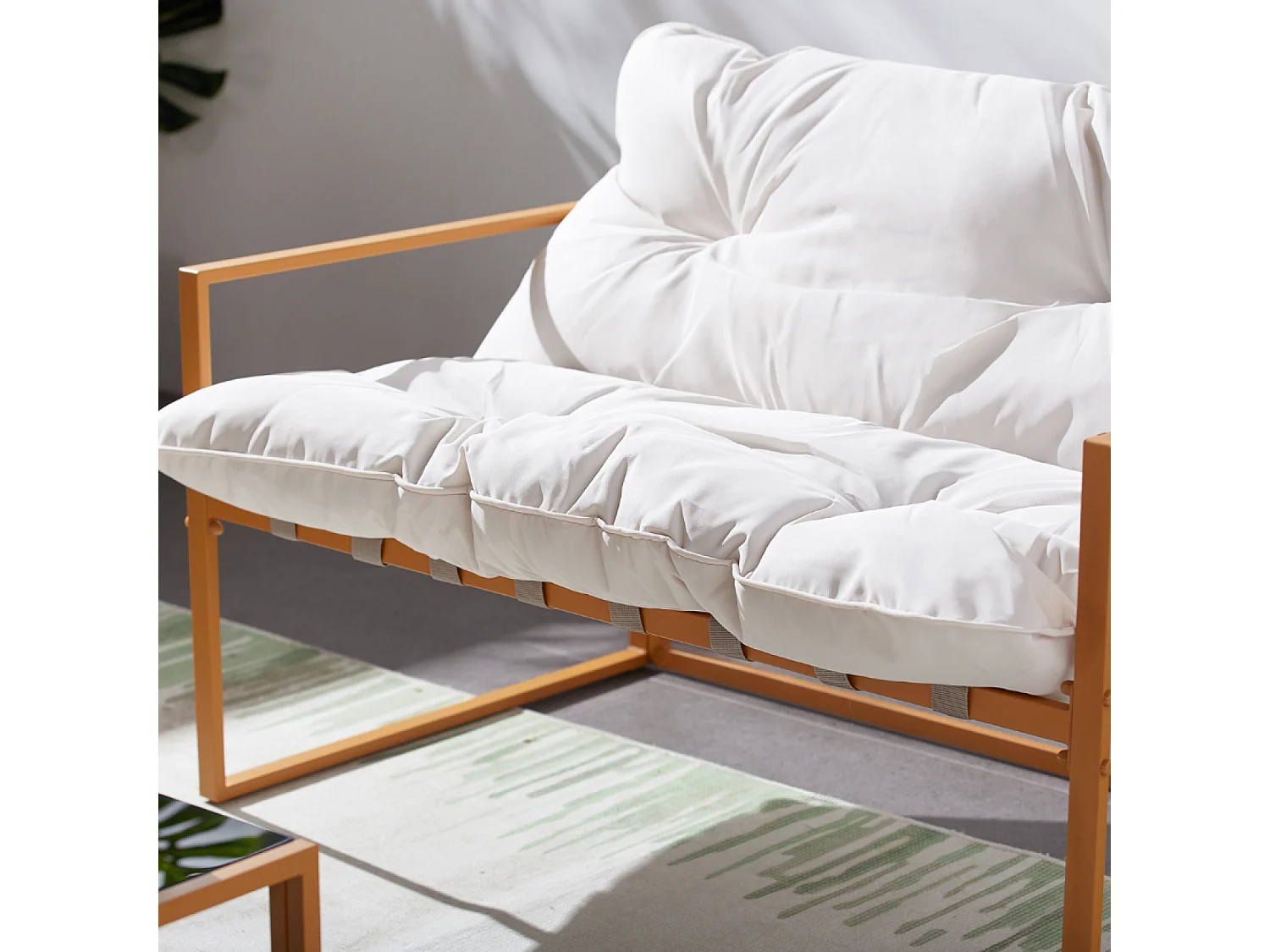 Salon de jardin effet bois RABAT