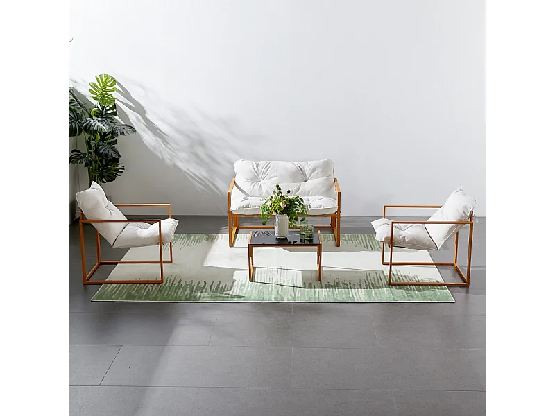 Muebles de jardín efecto madera RABAT