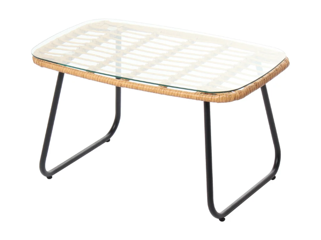 Gartenmöbel-Set mit 4 Sitzplätzen in Rattanoptik GRENADE