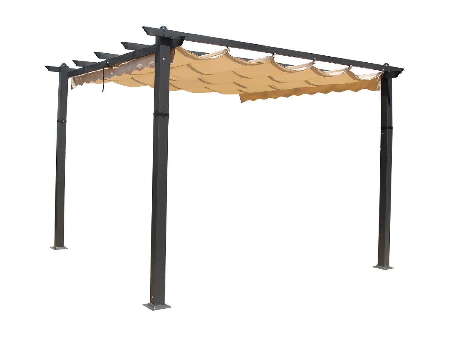 Pérgola de aluminio 3x3m  topo Gazebo